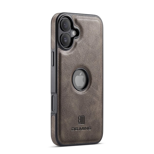 Etui til iPhone 13 Pro Max separat bund Etui kaffe magnetisk lynlås pung to i en delt