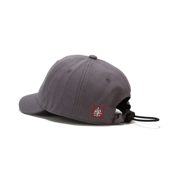 Baseballcaps 2022 Vår Høst Broderi Sunshade Leisure toppet caps Gray Adjustable