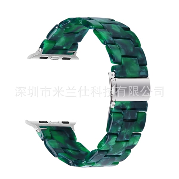 Klockarmband för Apple Watch iWatch 38/40/41/42mm-S10 12-matt grön