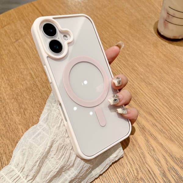 iPhone 17 Pro Skal Akryl Magnetisk Hållare