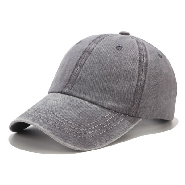 Baseballcaps 2022 vårsommer solskyggelegging Fritid topplokk Washed gray Adjustable