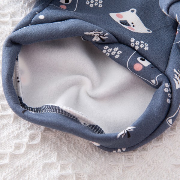 Lemmikkien vaatteet Sarjakuva Fleece Villapaita Koiran vaatteet Mukavat samettia blue animal l