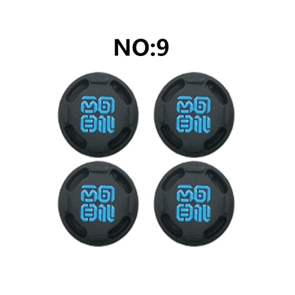 Til Nintendo Switch Zelda Mario OLED Joystick Cap Silikone beskyttelseshætte Lite knaphætte Zelda Black