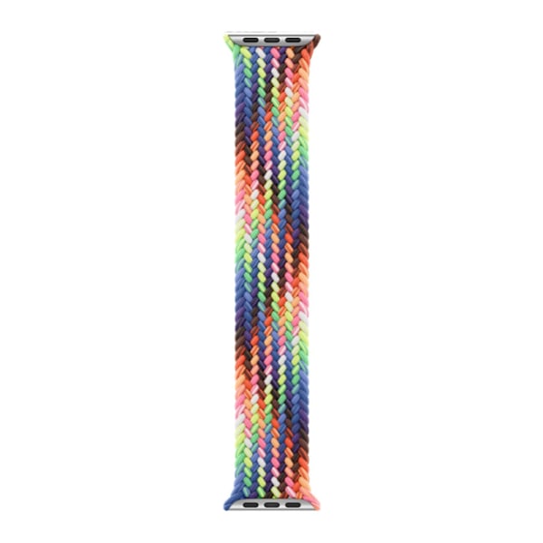 Klockarmband för Apple Watch iWatch 38/40/41/42mm-S10 M storlek handledsomkrets 165-180mm 42 radiance rainbow