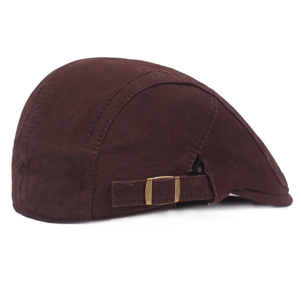 Basker Hatsport Peaked Cap Herr Casual Basker Outdoor Travel Advance Hats Vår Sommar Sol Hatt Cap Brown Adjustable