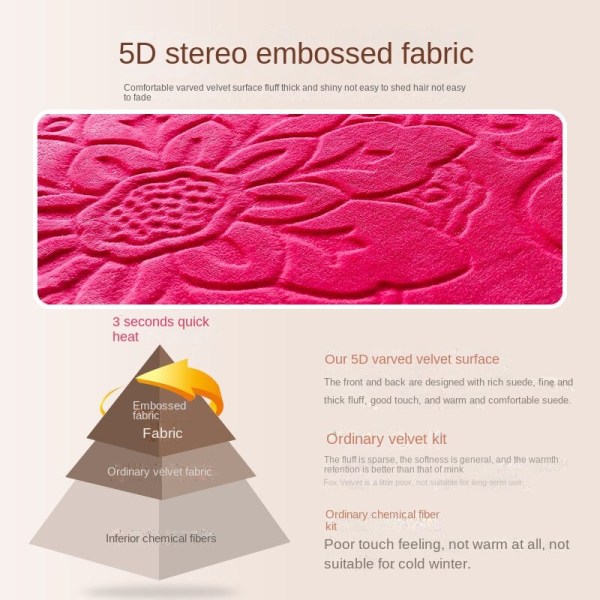 Fortykket mælkefiber Coral Fleece tæppe Flanell tæppe Student tæppe Lille dyne Bright red 230*250cm