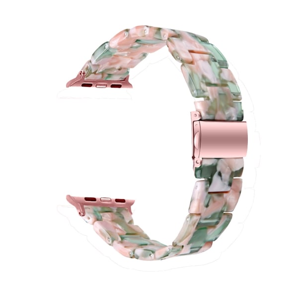Klockarmband för Apple Watch iWatch 38/40/41/42mm-S10 10-Rosa Grön