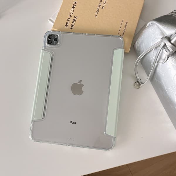 Stilfuldt etui til iPad 7/8/9 10.2\" Magnetisk foldestativ Søblå