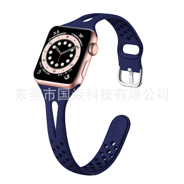 Klockarmband för Apple Watch iWatch 38/40/41mm Mörkblå