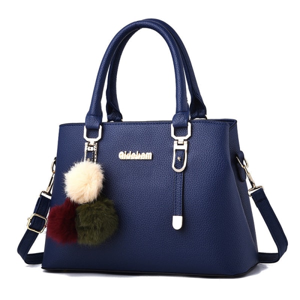 Dam Handväska Mode Trendig One-Soulder Bag Portable Tide Damväska Dark Blue