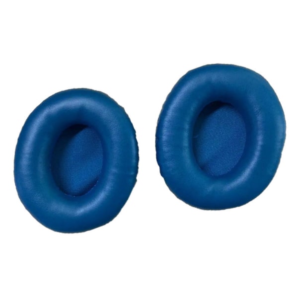 Erstatningspute for ørepute for oval 80x70 mm blå PU-skinnsvamp Blue