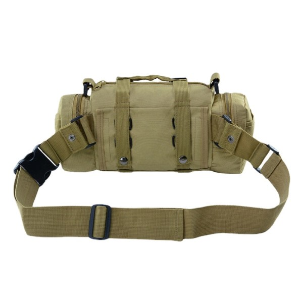 Miehet naiset Fanny Pack -vyölaukku Sotilasfanit Tactical Outdoor Sports Vuorikiipeily Juoksu Kännykkävyö Black