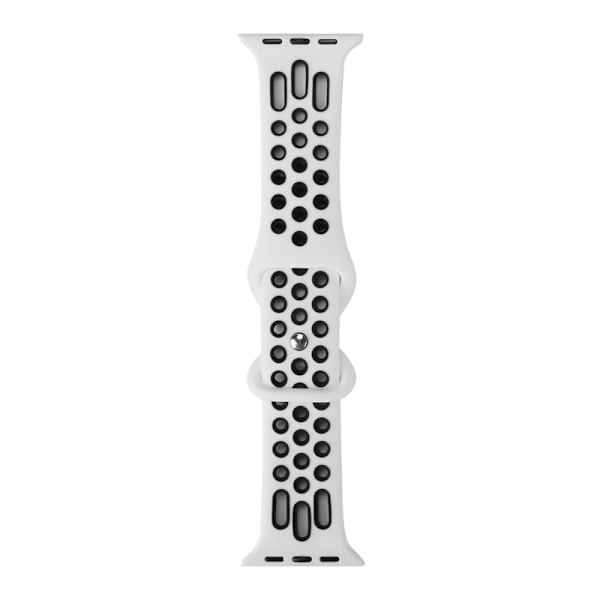 Kellon ranneke Apple Watch iWatch 38/40/41/ s1042mm valkoinen ja musta