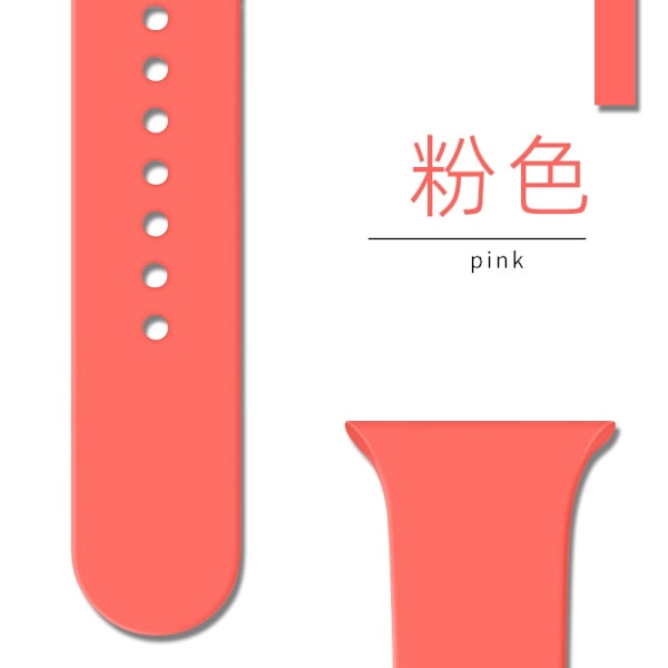 Klockarmband för Apple Watch iWatch 38/40/41/42mm Förlängt/L 05 Rosa
