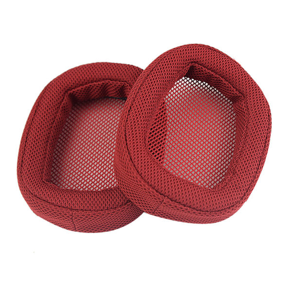 Ersättande öronkudde för Logitech G433 G533 G233 G231 Foam Cover Red