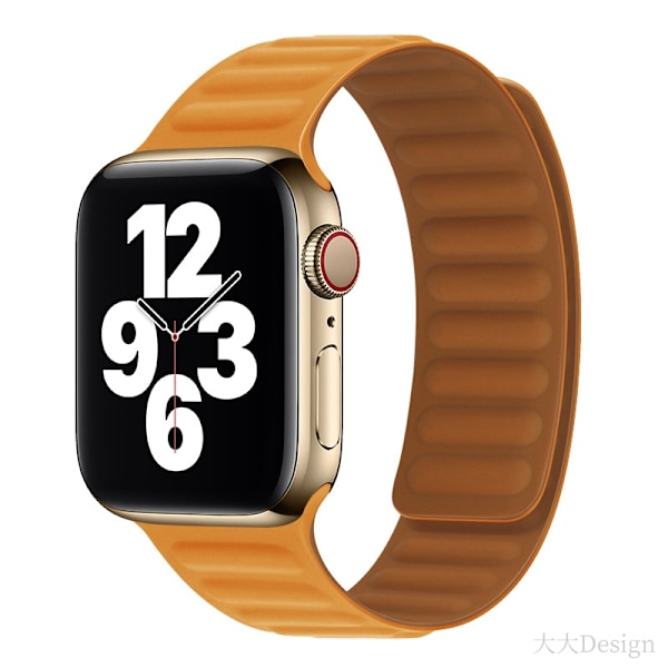 Klockarmband för Apple Watch iWatch 38/40/41mm blommig färg