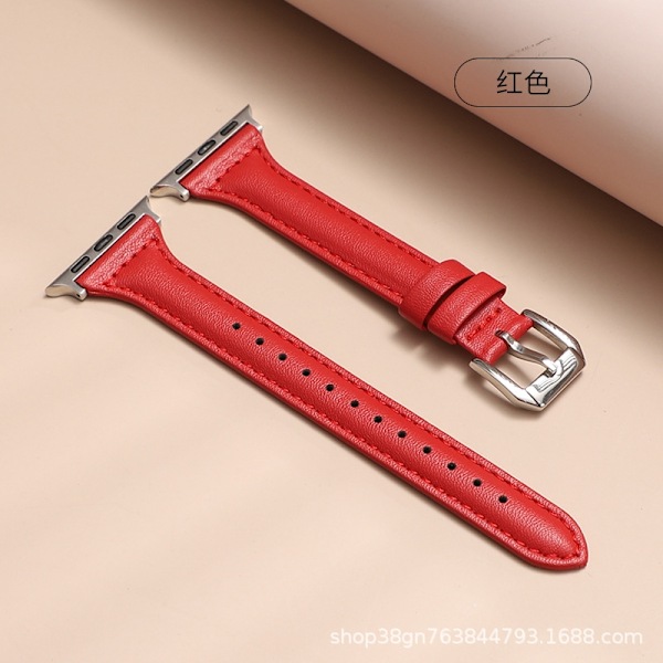 Klockarmband för Apple Watch iWatch Universal 38-40-41mm s10-42mm PG-Slim midja-röd