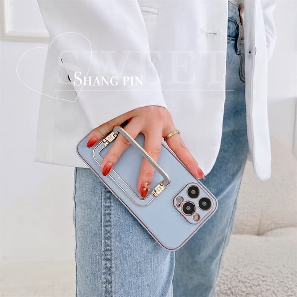 Etui til iPhone 16plus Far Peak Blue dobbelt spænde beslag [gratis installation] high end high end l