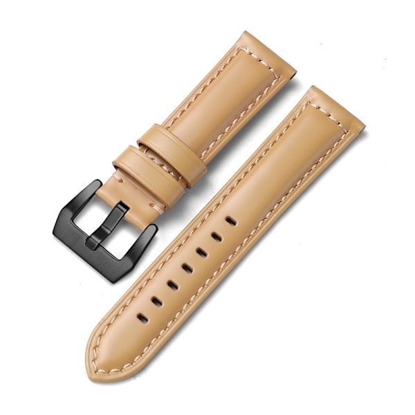 Kellon ranneke Apple Watch iWatch -kelloon, soveltuva liitäntä 38-40-41mm PNH-Kiiltävä vaaleanruskea-Musta solki