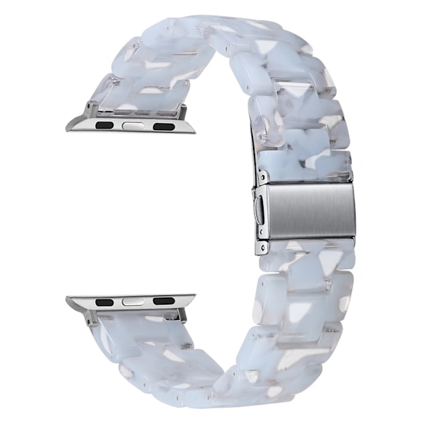 Klockarmband för Apple Watch iWatch 38/40/41/42mm-S10 28-Transparent ljusblå