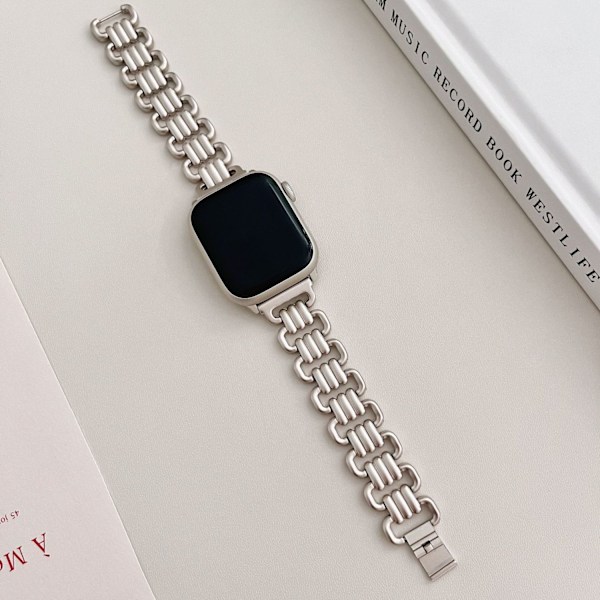 Klokkereim for Apple Watch iWatch 38/40/41/ 10. generasjon 42mm universell ringkjede