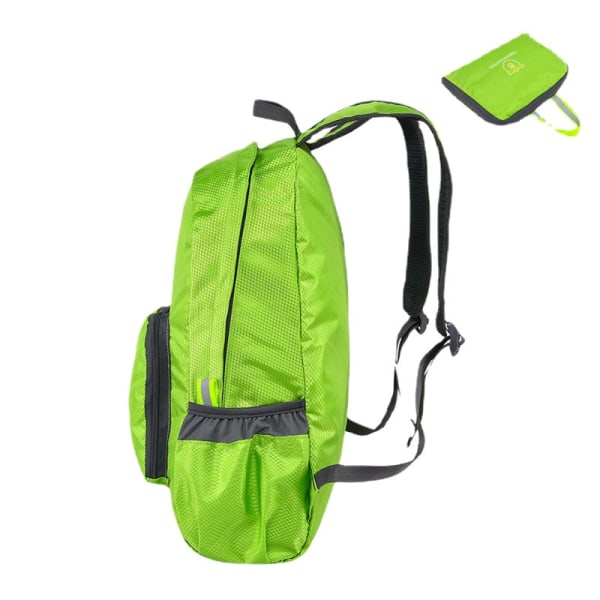 Ryggsekk Outdoor Casual Sports Vanntett og bærbar Green 18 inches