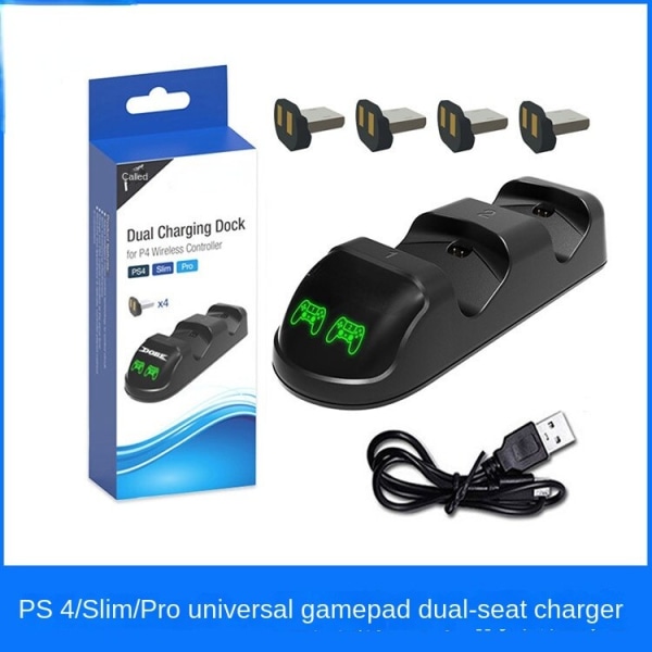 For Ps4slimpro Universal Gamepad Dual-Seat Lader PS4 Håndtak Lader