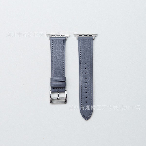 Kellon ranneke Apple Watch iWatch 42/44/45 kellotaululle, tummanharmaa