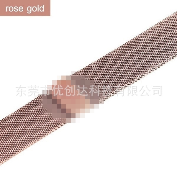 Klockarmband för Apple Watch iWatch 38/40/41/10:e generationen 42mm universal roséguld