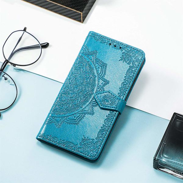Etui til Samsung A24 blå Source flip læder