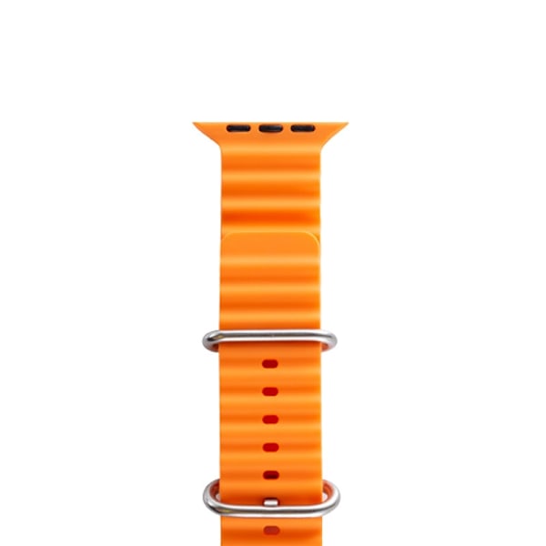 Urrem til Apple Watch iWatch 38-41 S10/42mm sort æske orange