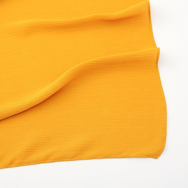 Dametørklæde sjal 2022 forår og efterår Almindelig naturlig rynke åndbar 29# deep khaki 180-75cm