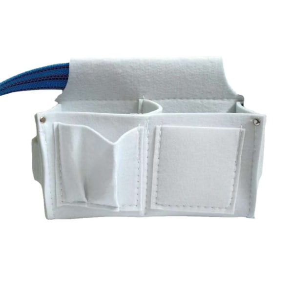 Mænd kvinder Fanny Pack Taljetaske Bælte Søm Bælte Træbearbejdningssæt White Apron black belt [set]]