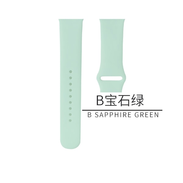 Klokkereim for Apple Watch iWatch Gjeldende: 1-9 generasjon/SE 42/44/45/49mm/S10:46 standard 30B safirgrønn