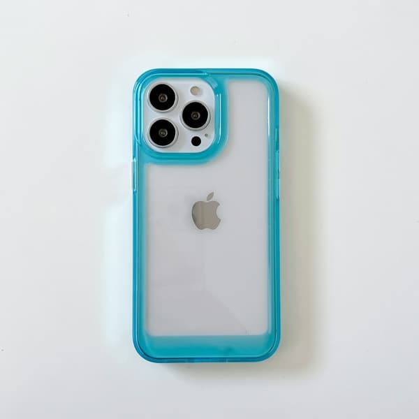 2 stk. deksel til iPhone 17pro Space Blue Akryl Rillet Fallbestandig
