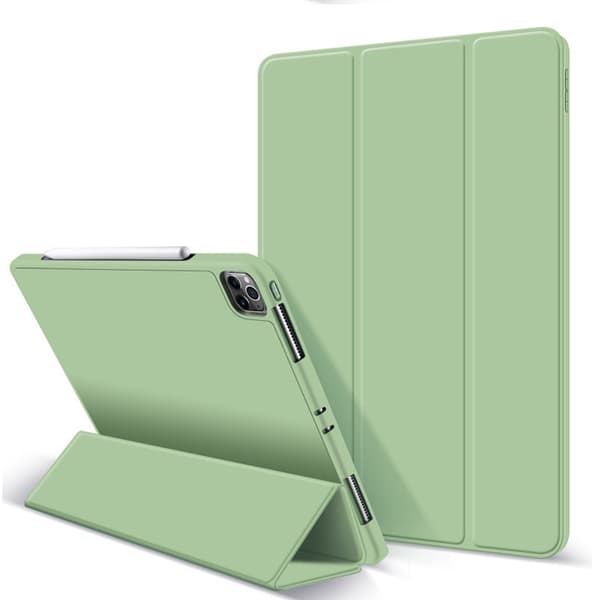 Fodral för iPad mini6/mini7 Matcha Grön Tri fold Flip Ställ Candy Sleep