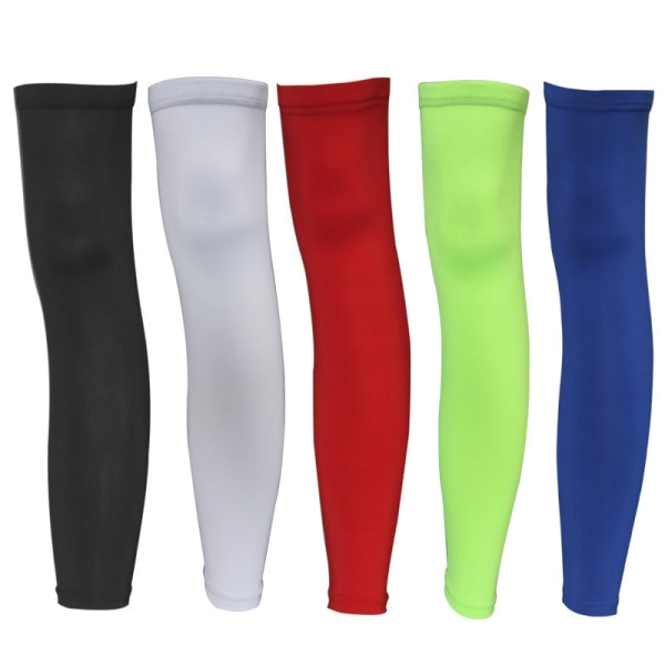 Säkerhet Knäskydd Sport Skyddsutrustning Tunna utomhus Långa leggings Elastiska knäskydd Andas halkfria leggings Red L