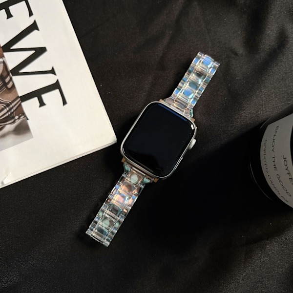 Klockarmband för Apple Watch iWatch S1-9:e generationen SE 38/40/41mm S10:e generationen 42mm fantasifärg