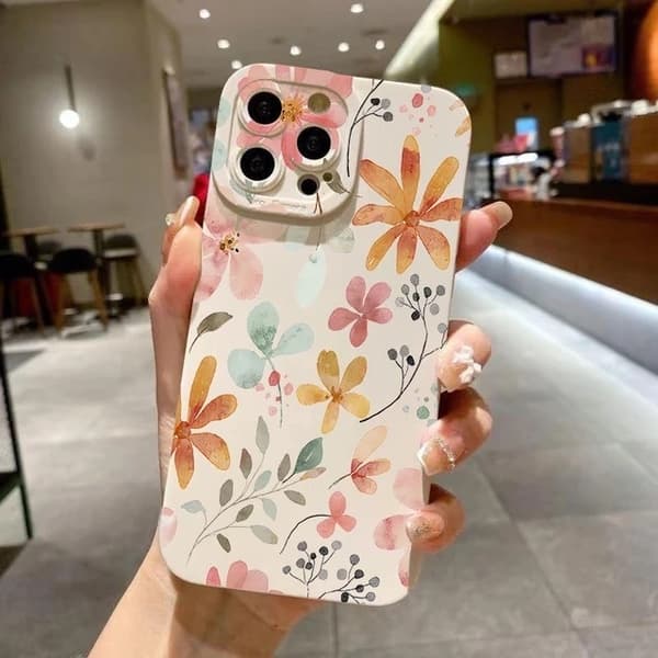 Deksel for iPhone 17AIR elev hvit blomst elev