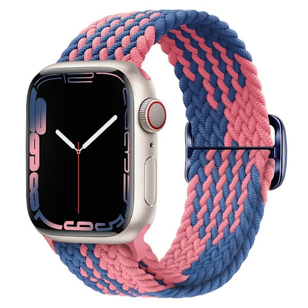 Klockarmband för Apple Watch iWatch 1/2/3 generation 42mm/44/45/46/49mm universal Z-mönster blått puder
