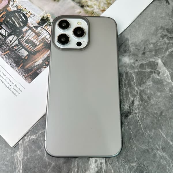 2 stk. Etui til iPhone 17 PC mat sort frostet hårdt