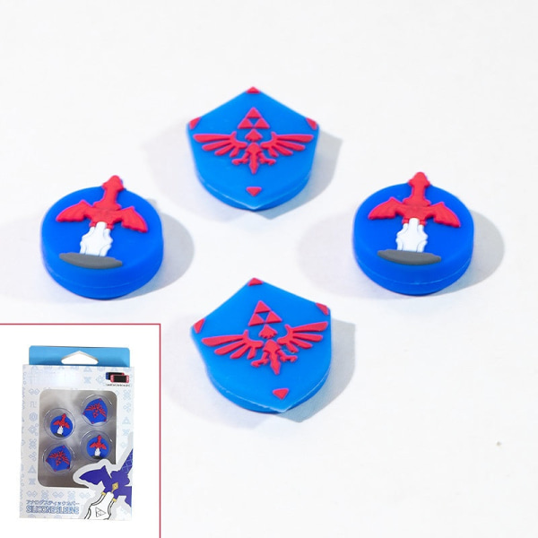 For Switch Zelda Yutian Sword Rocker Sleeve NS Beskyttelsesveske Ferrule Magnetisk sugekassett Sky blue joystick cap