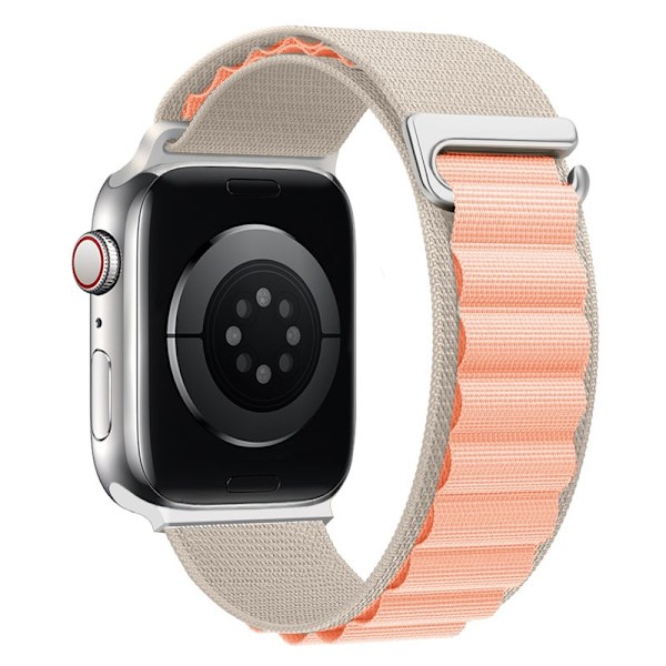 Kellon ranneke Apple Watch iWatch 38/40/41 -kelloon, muovinen liitin, tähtisumu vaalealla värillä