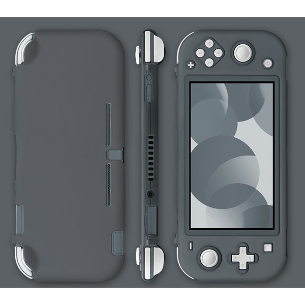 Til Nintendo Switch Lite Protective Shell Ensfarvede Farverige Covers Mat Protective Cover NS Gray