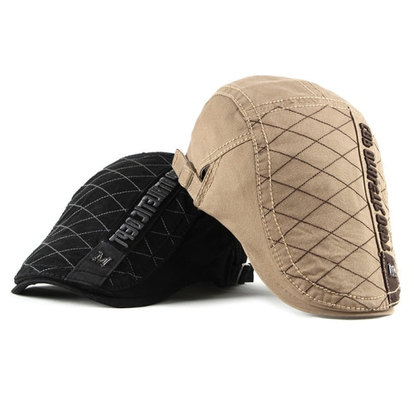 Baret Hat 2022 Forår Sommer Bomuld Casual Solbeskyttelse mode kasket Black Adjustable