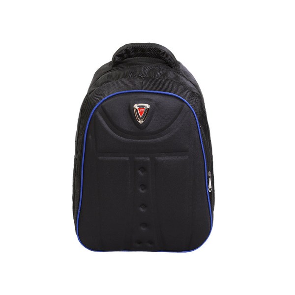 Kouluopiskelijareppu College Bookbag Matkalaukku Suurikapasiteettinen vapaa-ajan yritystietokone Style with four blue edges