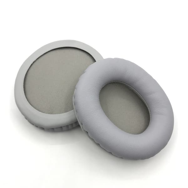 1 par grå øreputer for Kingston HyperX Stinger Smart Edition 7.1