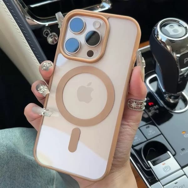 Etui til iPhone 17 PRO Akryl Magnetisk Holder
