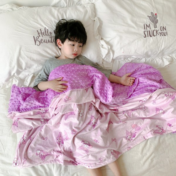 Child Comfort Ilmastointi Four Seasons Cover Newborn Nap Ohut Ilmastointi Peite Velvet Devil 150*200cm