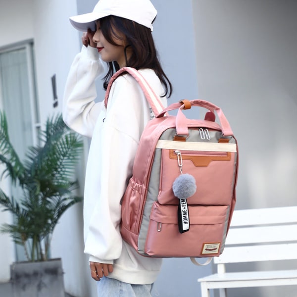 High School Junior High School Student Mori Style Ins Style College Opiskelijareppu Beige